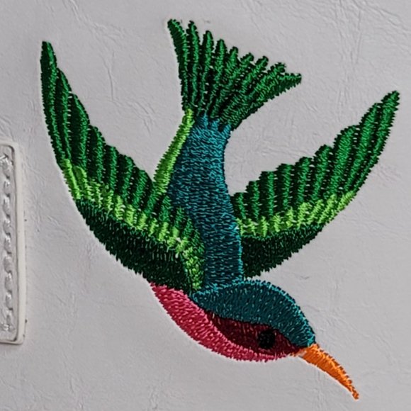 (Sold)LAVISHY HUMMINGBIRD EMBROIDER  WALLET - Picture 7 of 8